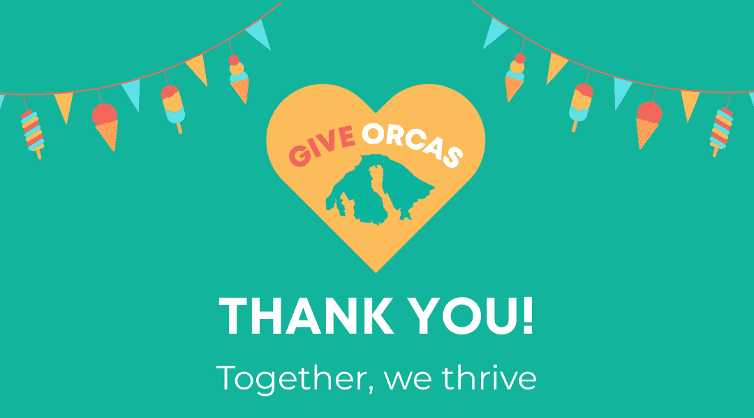 Thank you for a successful 2025 Spring GiveOrcas Campaign